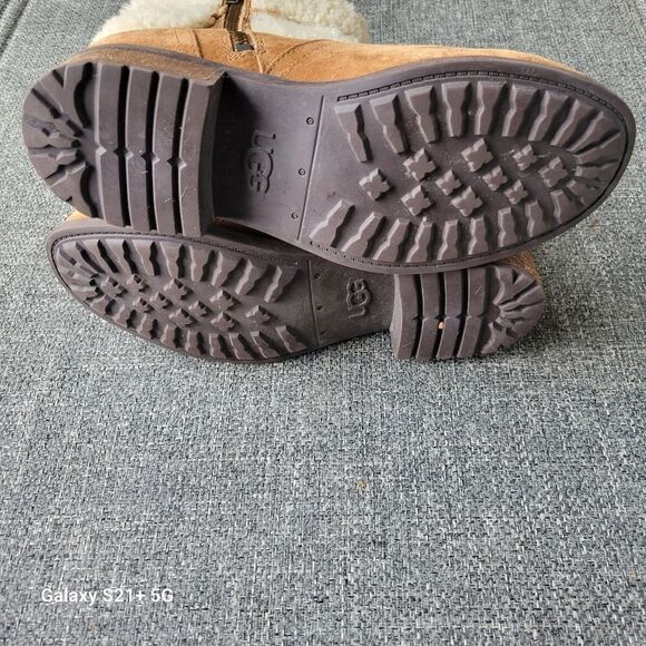 UGG sherpa lined womens winter boots size 9.5 - Picture 6 of 8